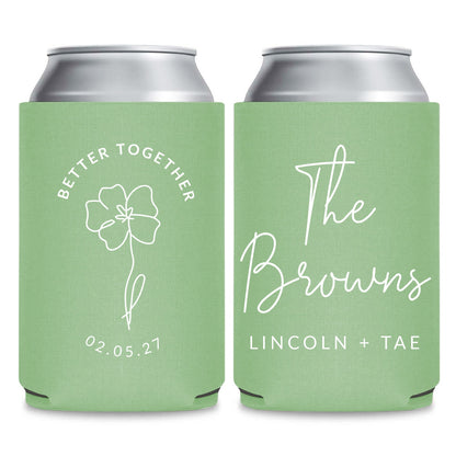 Floral Can Coolers