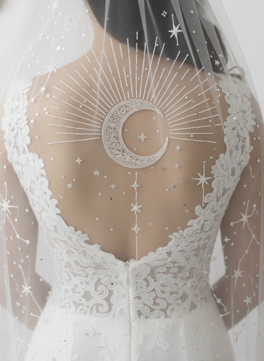 Celestial Wedding Veil