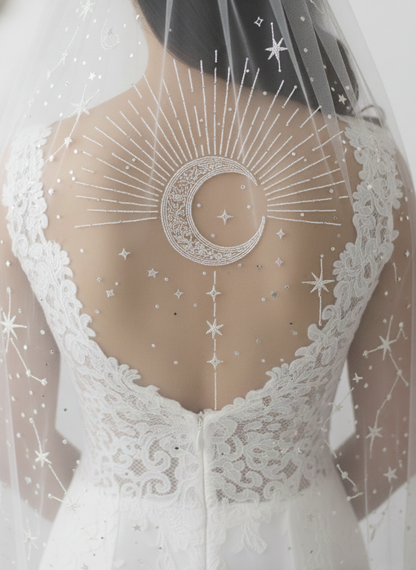 Celestial Wedding Veil
