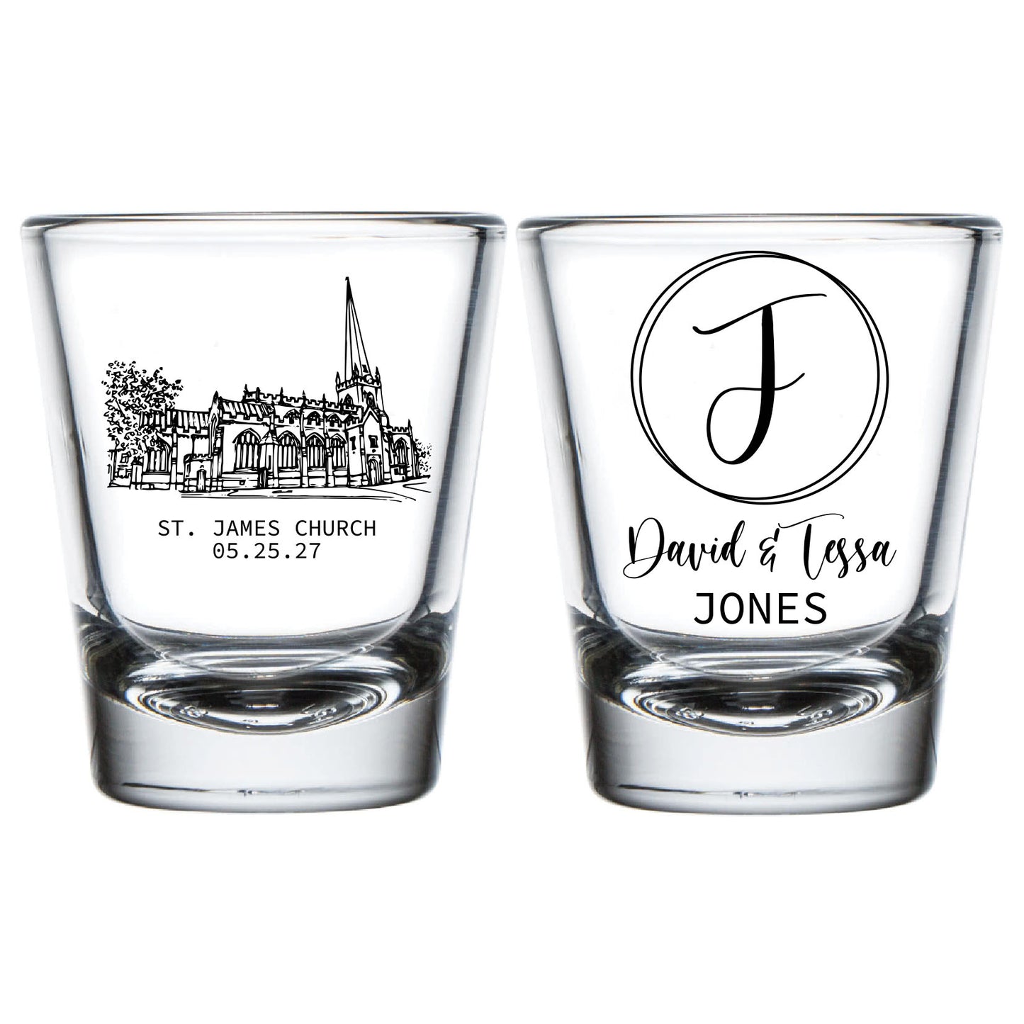 Wedding Shot Glasses (CS 614)