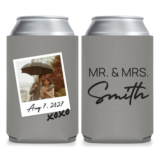Full Color Wedding Can Coolers (CS 631)