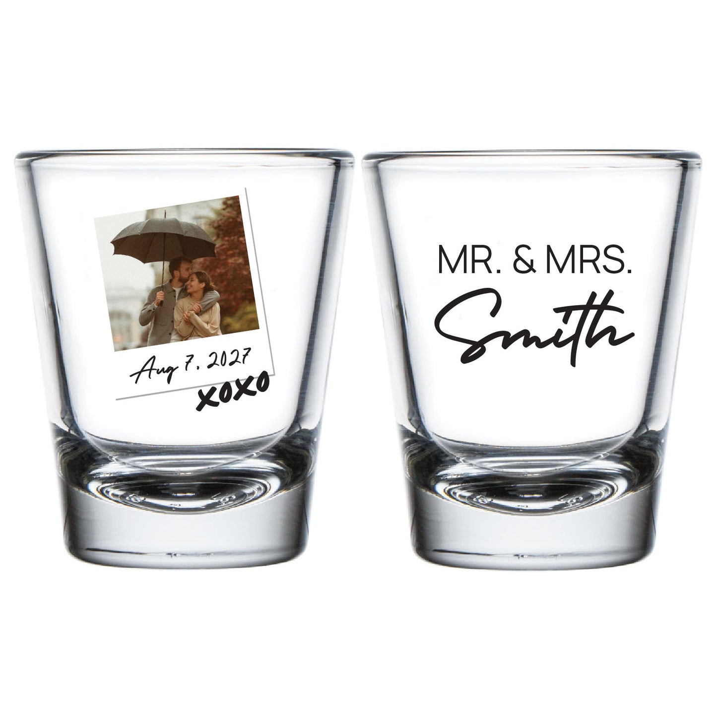 Full Color Wedding Shot Glasses (CS 631)
