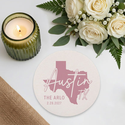 State Wedding Coasters