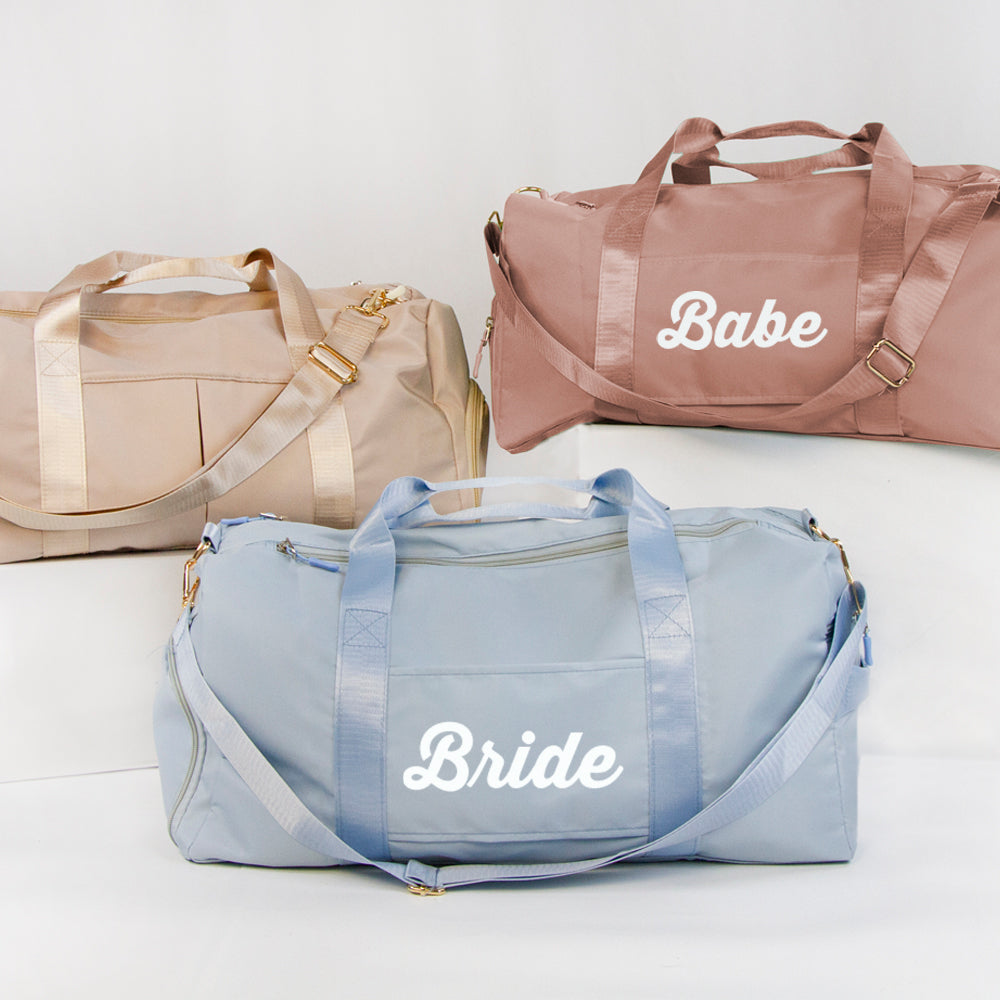 Personalized Duffle Bag | Set of 5 Bridesmaid Bags | Personalized Bridesmaid Gifts | Monogrammed Duffle Bag | Junior shops Bridesmaid Gift