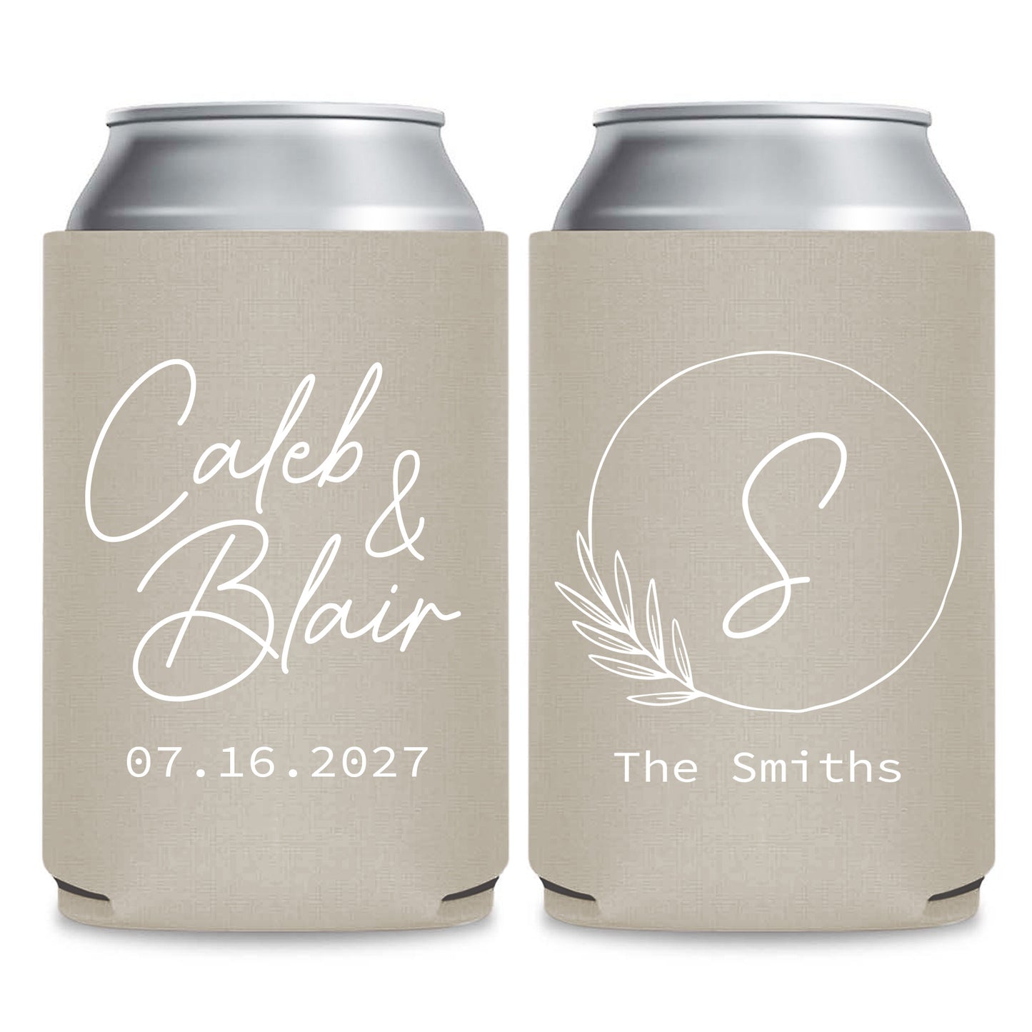 Personalized Can Cooler Wedding Favors (LP66)