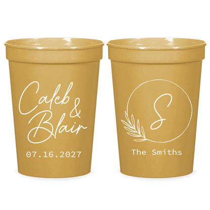 Personalized Stadium Cup Wedding Favors (LP66)