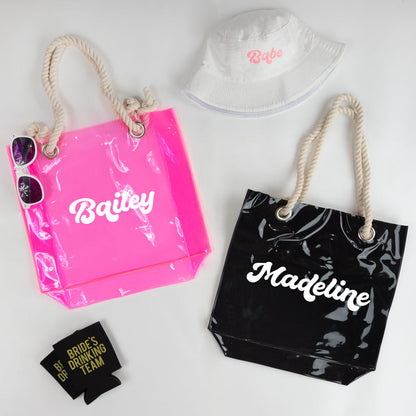 Clear Beach Tote Bag