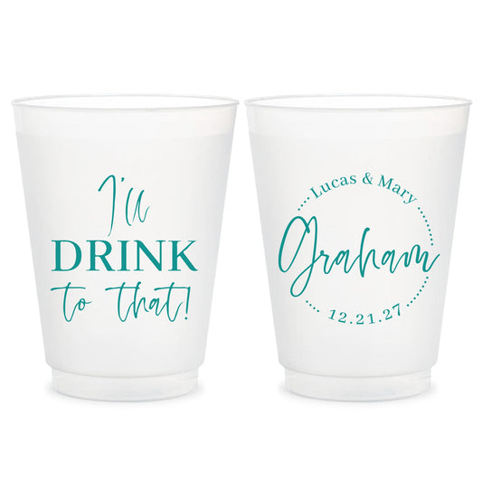Custom Frosted Cup Favors (LP 69)