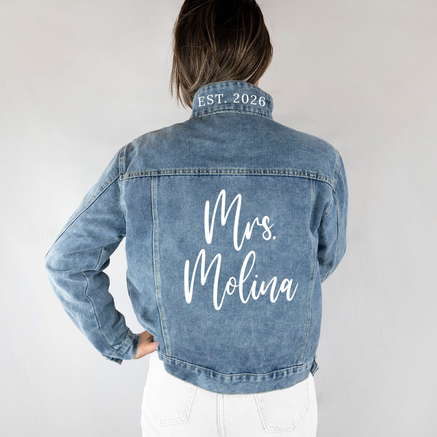 (Blue Denim) Bridal Jacket