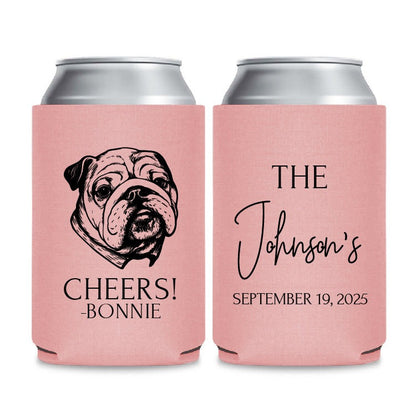 Pet Wedding Can Coolers