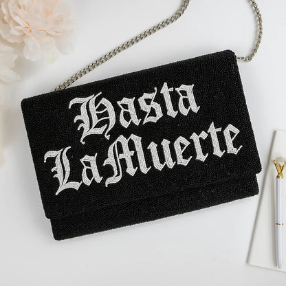 Personalized Til Death Clutch Purse Gift