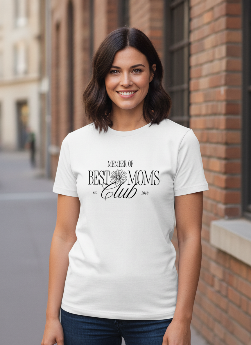 Best Moms Club Shirt