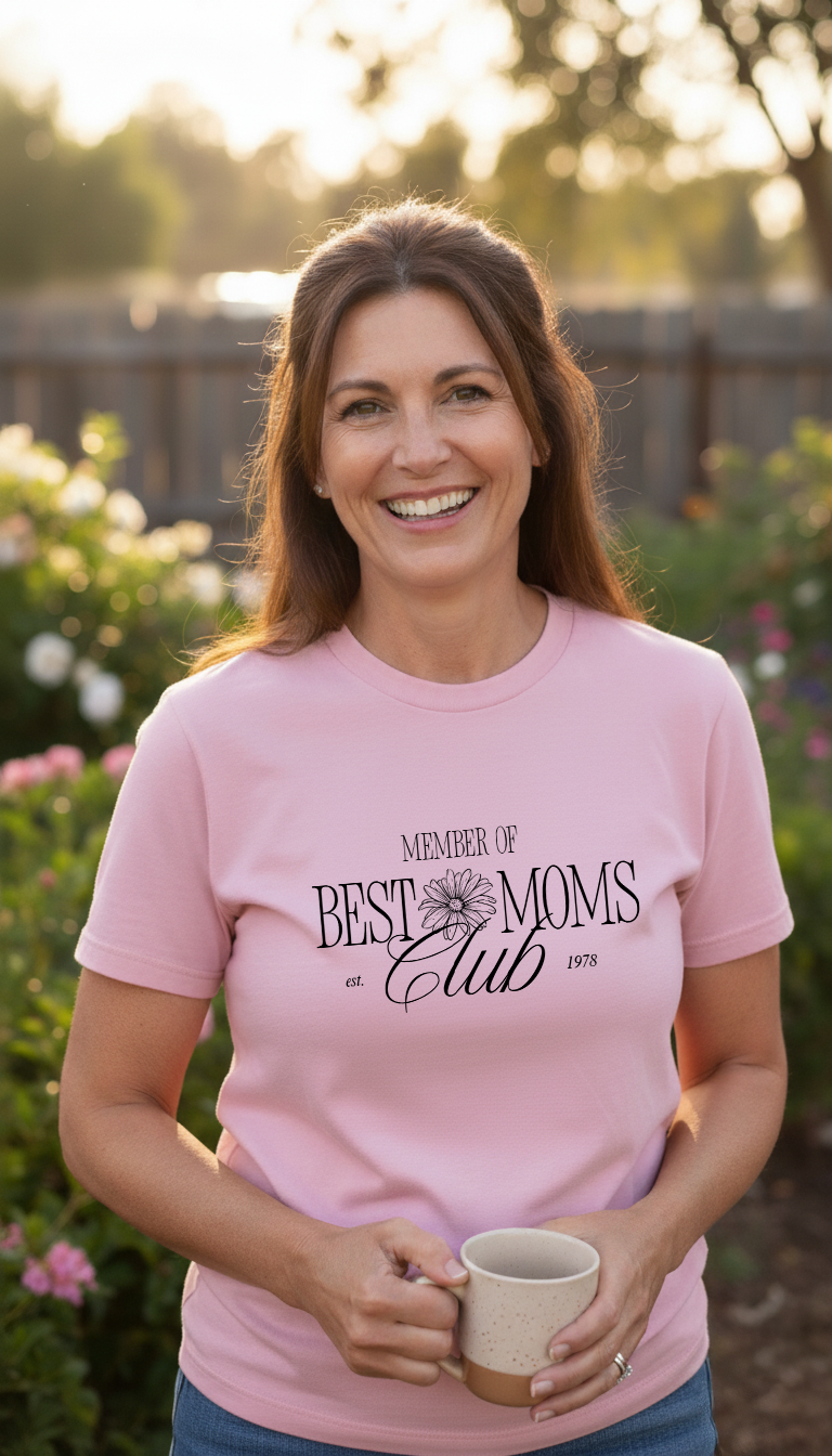 Best Moms Club Shirt