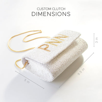 Custom Mrs Clutch Purse with Photo (FOG)