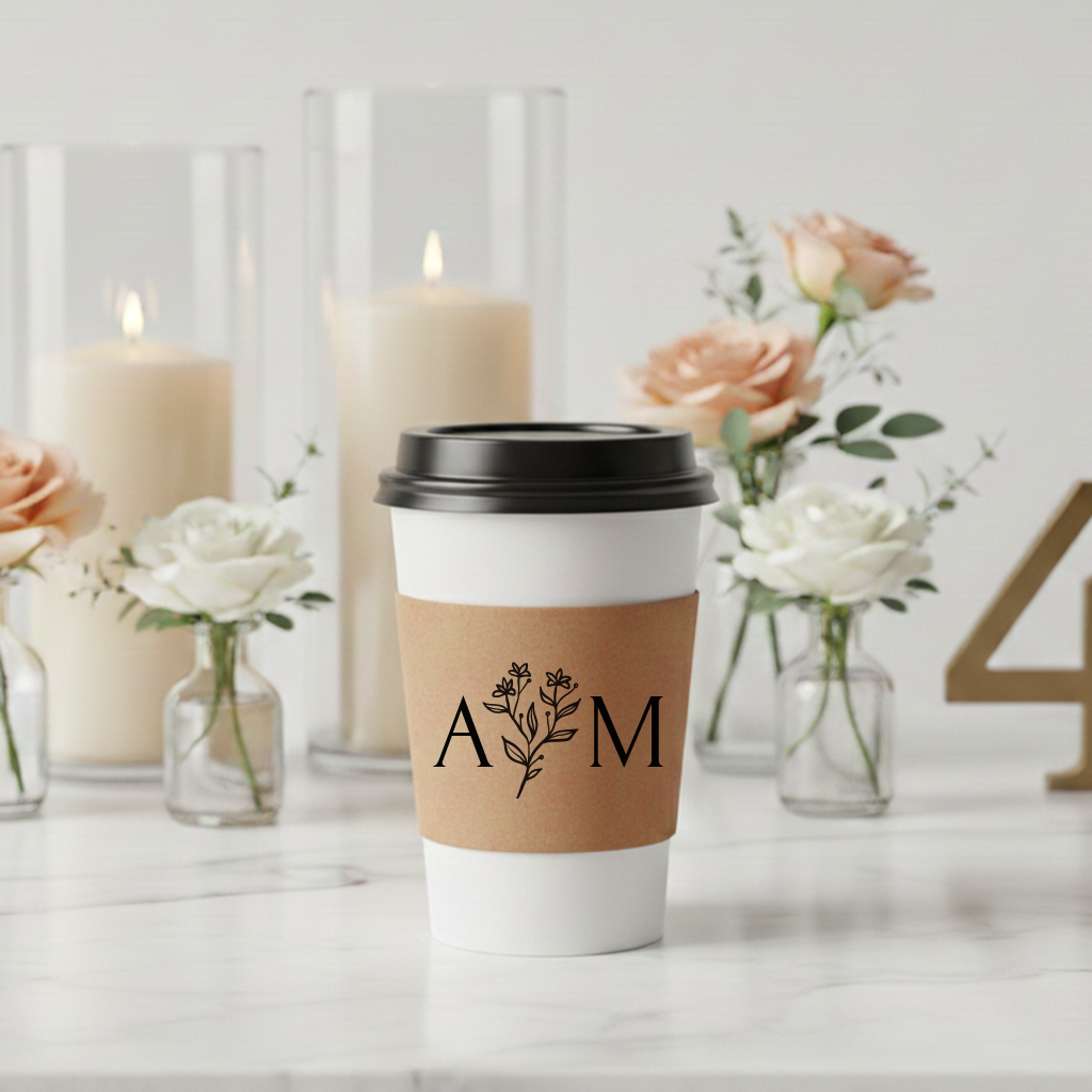Floral Coffee Cup Sleeves