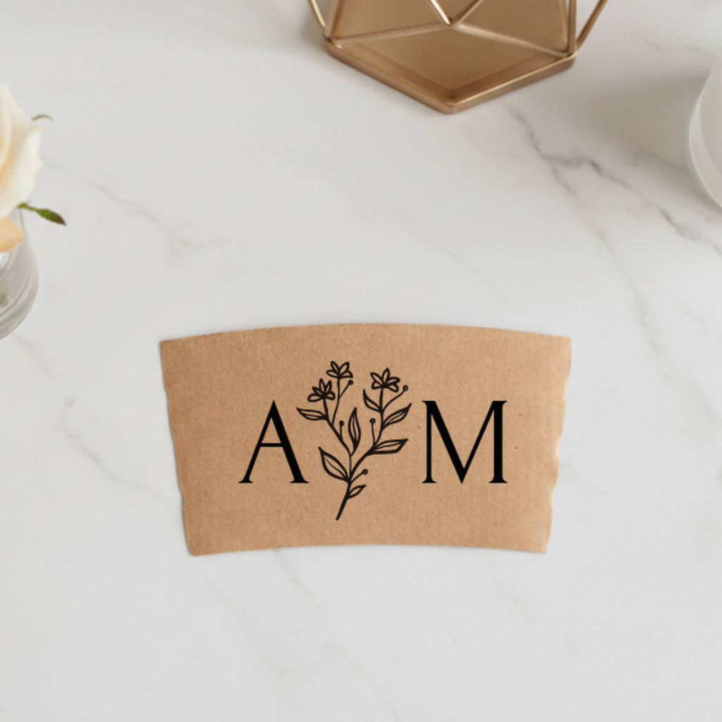 Floral Coffee Cup Sleeves
