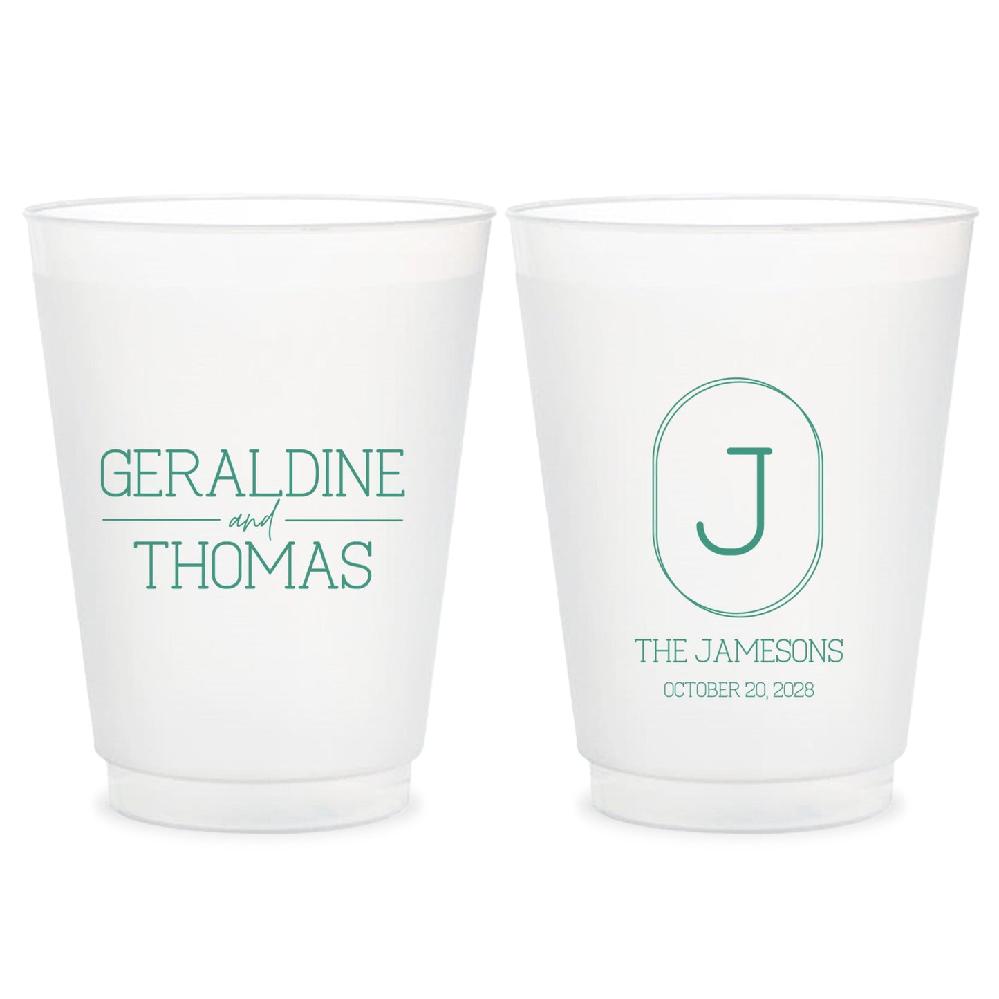 Custom Frosted Cup Favors (LP 83)