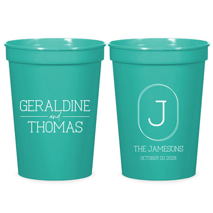 Custom Stadium Cups Wedding Favors (LP 83)