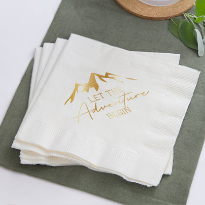 Let The Adventure Begin Wedding Napkins (29)