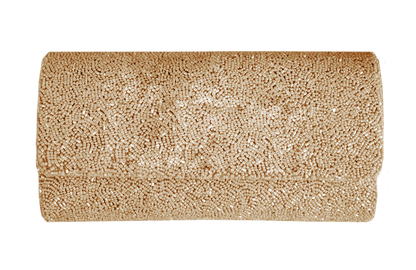 Personalized Hand Beaded Clutch (FOG)