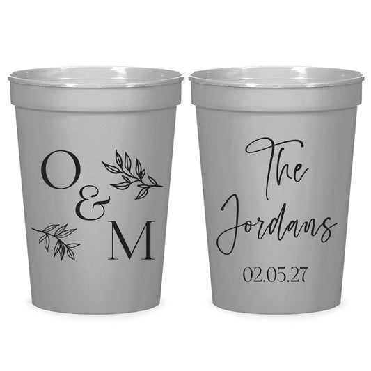 Custom Initials Stadium Cups (LP 91)