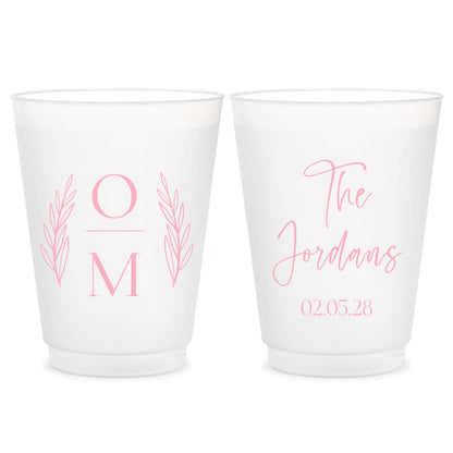Custom Wedding Frosted Cups (LP 93)
