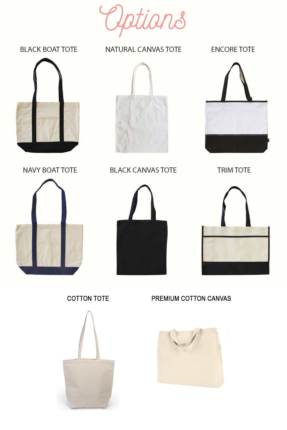 Blank Tote Bags