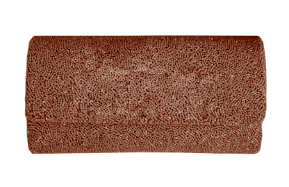Personalized Hand Beaded Clutch (FOG)