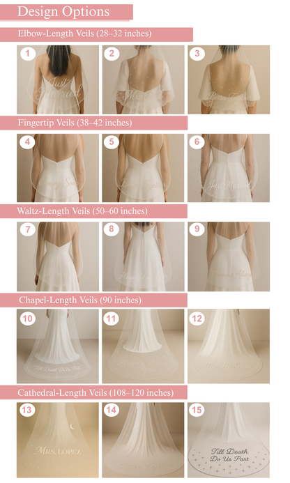Custom Chapel Length Veil
