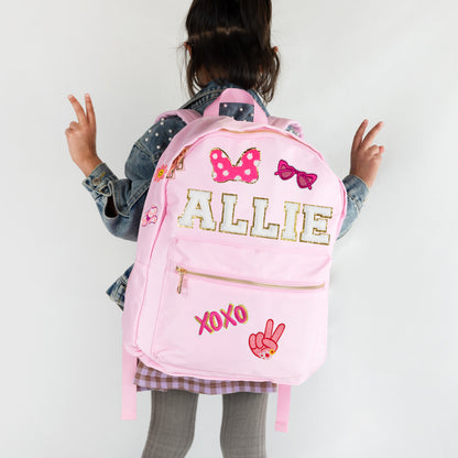 Personalized Kids Backpack with Patches