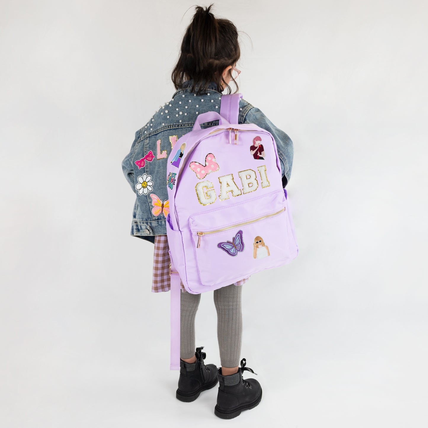 Personalized Kids Backpack with Patches