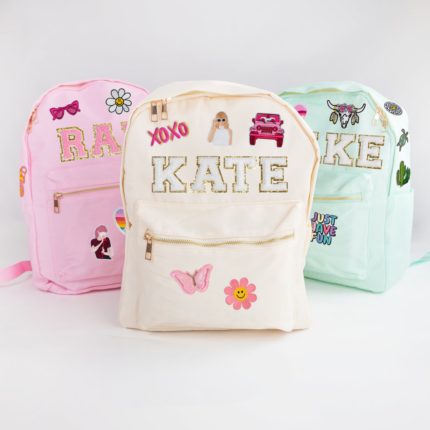 Personalized Patched Backpack for Kids