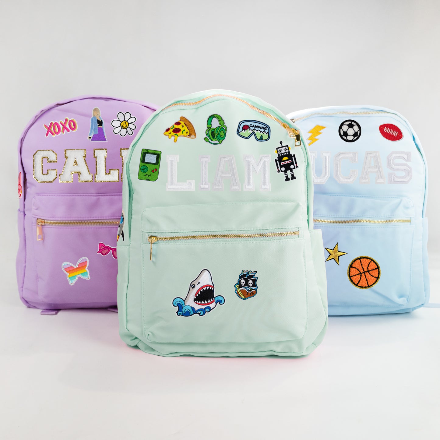 Personalized Kids Backpack with Patches