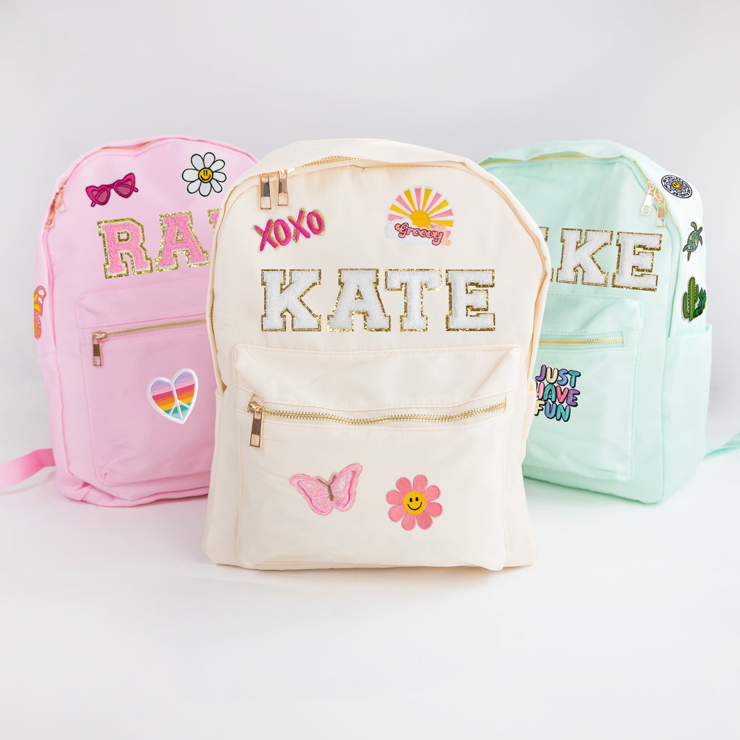Personalized Kids Backpack with Patches