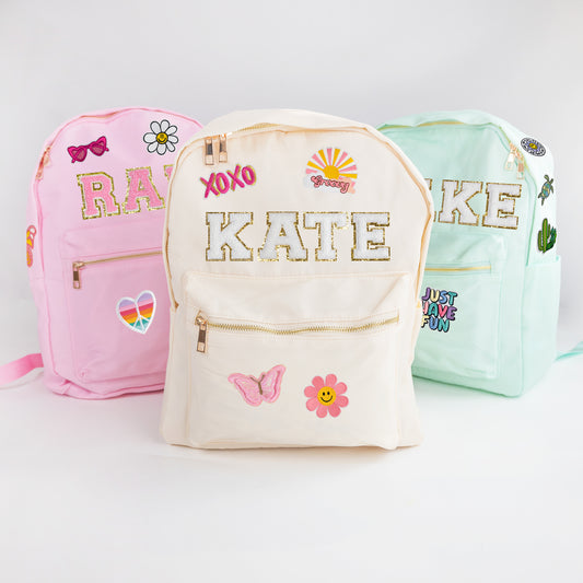 Customized Kids Backpack with Patches