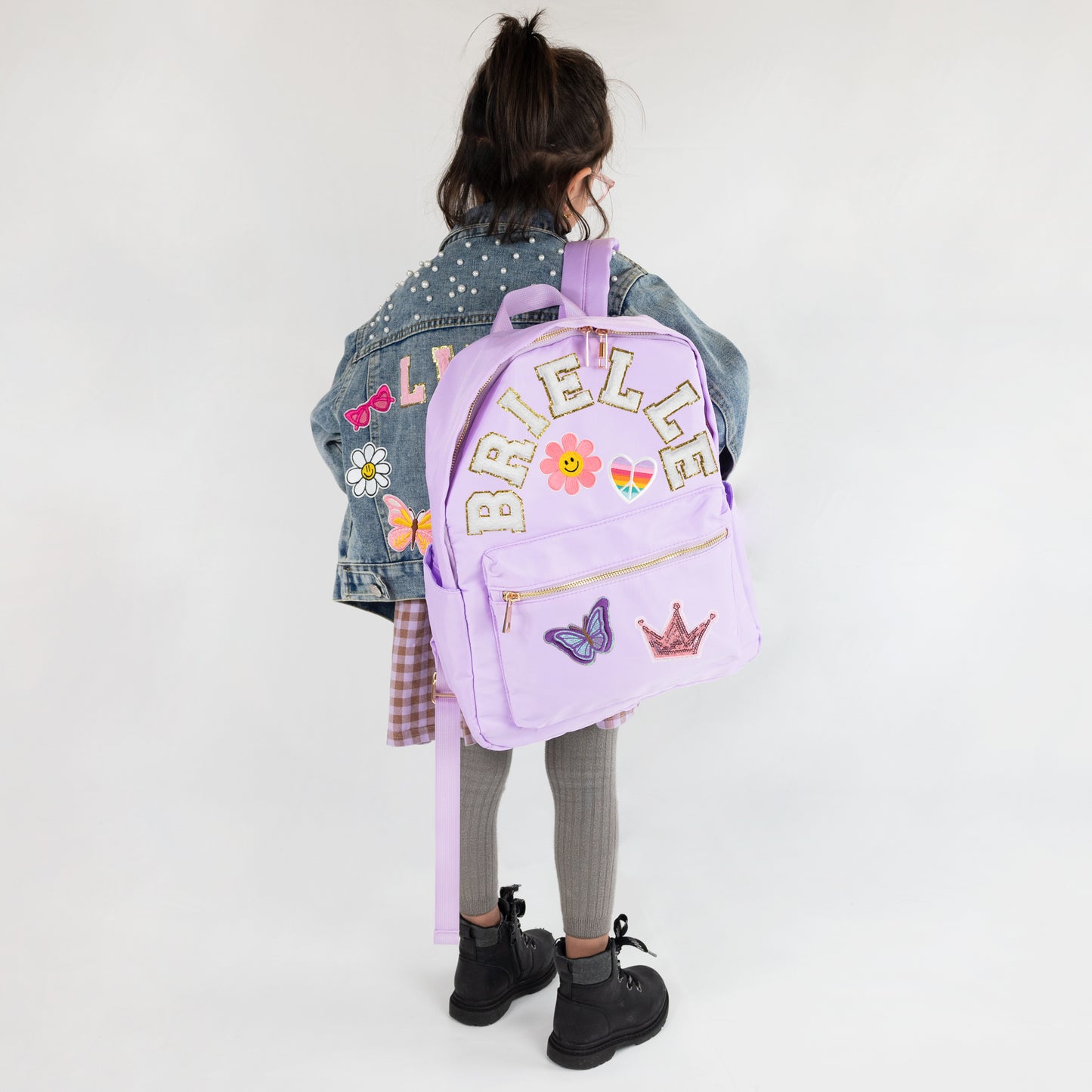 Personalized Kids Backpack with Patches