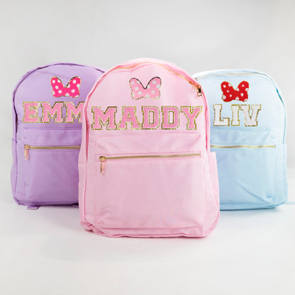 Personalized Kids Backpack with Patches