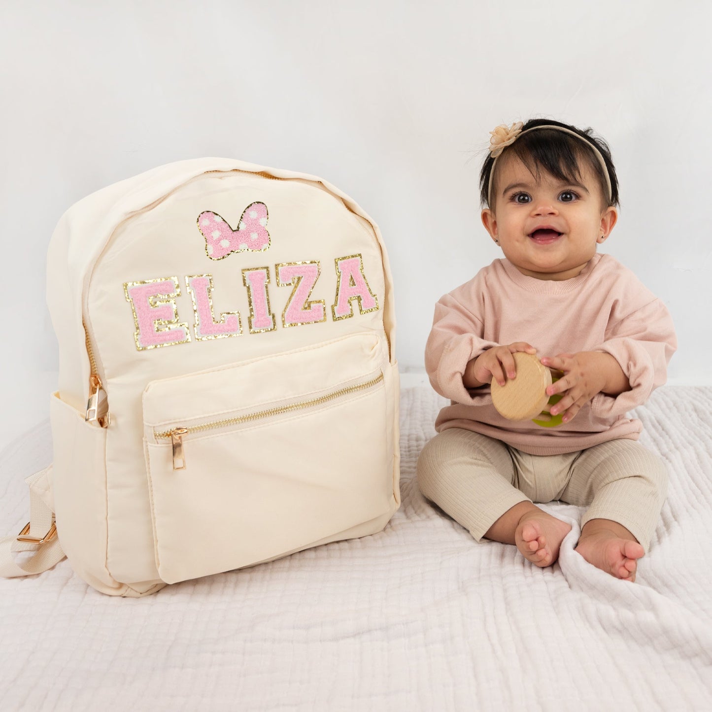 Personalized Patched Backpack for Kids