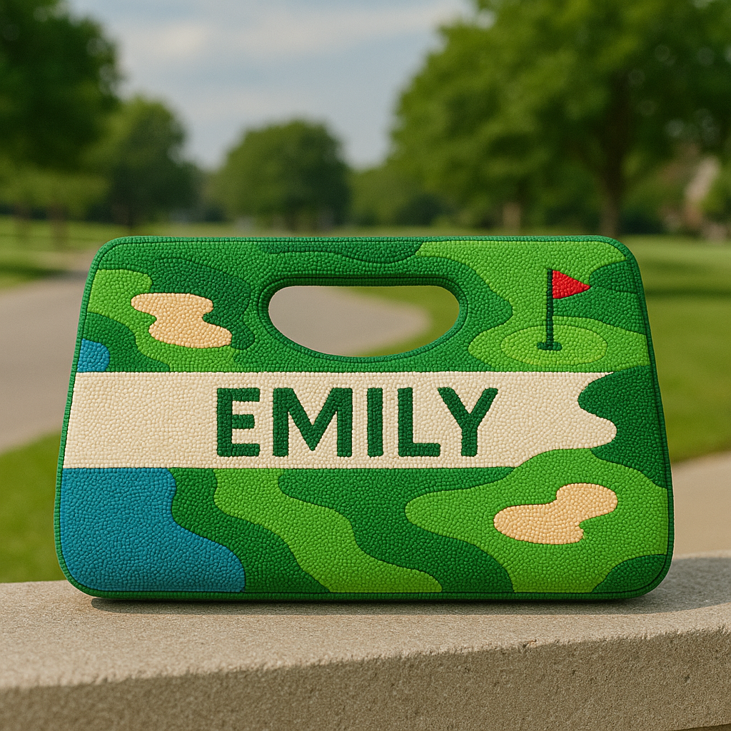 Custom Beaded Golf Clutch