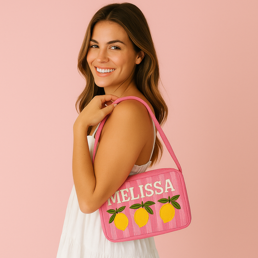 Pink Lemon Shoulder Bag