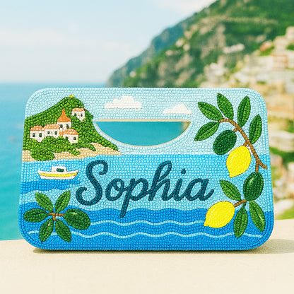 Tropical Beaded Purse