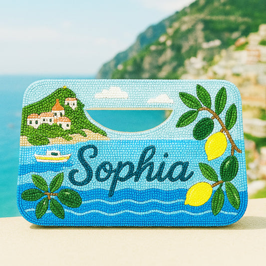 Tropical Beaded Purse