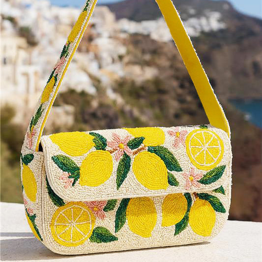Lemon Clutch Bag