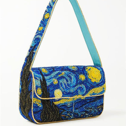 Starry Night Beaded Bag