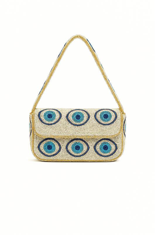Evil Eye Beaded Bag