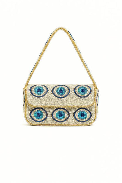 Evil Eye Beaded Bag