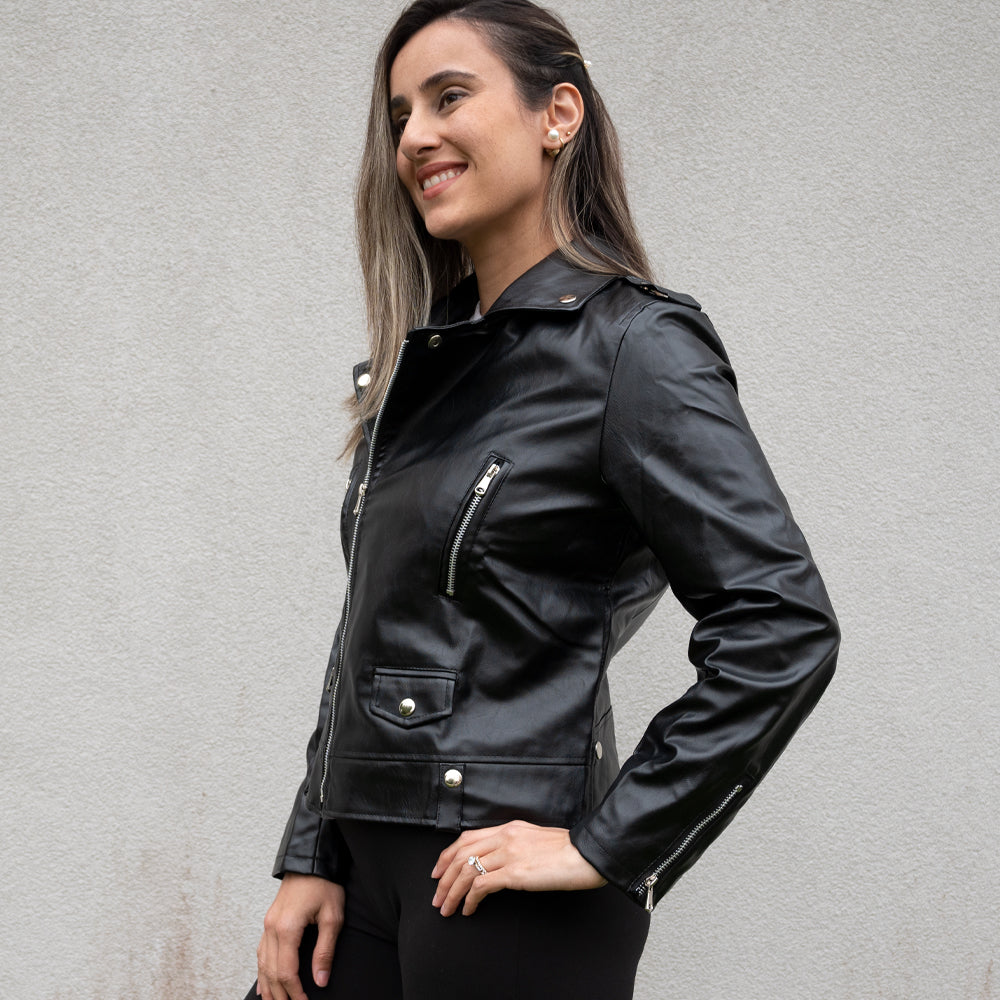 (Faux Leather) Engagement Leather Jacket Gifts