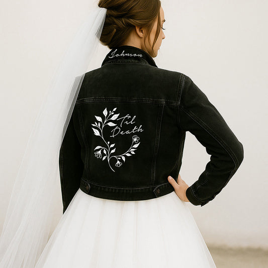 Personalized Til Death Denim Jacket
