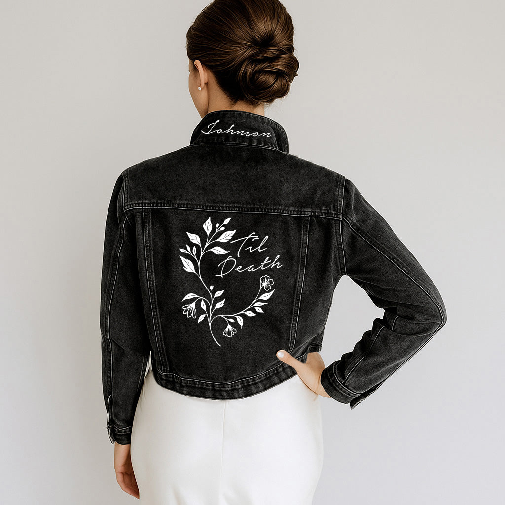 Personalized Til Death Denim Jacket