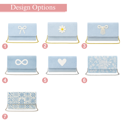 Something Blue Clutch